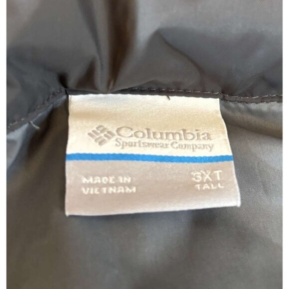 NWT Mens Columbia Glennaker Lake Rain Jacket Tan & Gray Nylon Waterproof - 3XLT - Picture 3 of 9